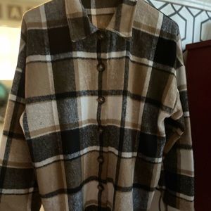 Nice fall warm button up light jacket instead of wearing a large jacket.